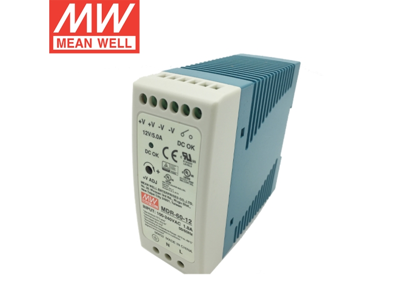 MDR-60-12 60W导轨型工业台湾明纬电源