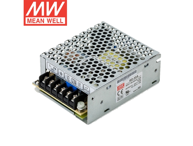 RD-35A 35W 双路恶劣环境用明纬电源