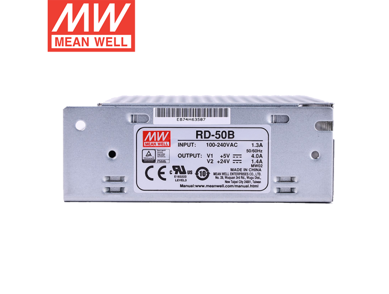 RD-50B 35W 双路恶劣环境用明纬电源
