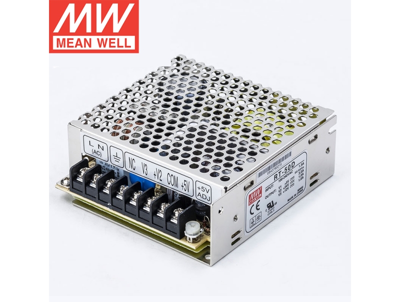 RT-50D 50W 三路输出台湾明纬电源
