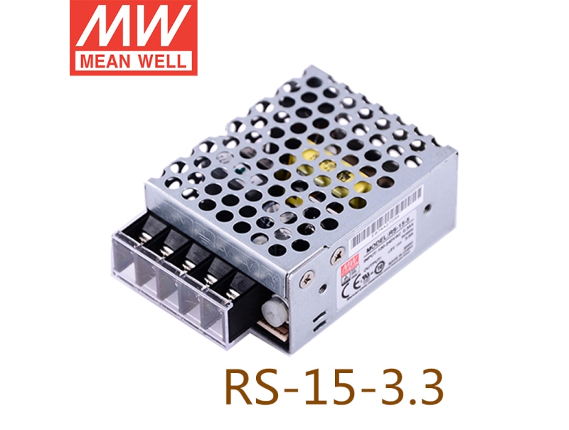 RS-15-3.3 15W单路恶劣环境明纬电源