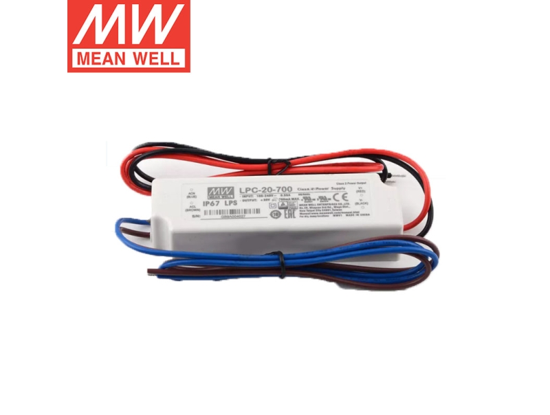 LPC-20-700 20W塑壳明纬LED恒流电源