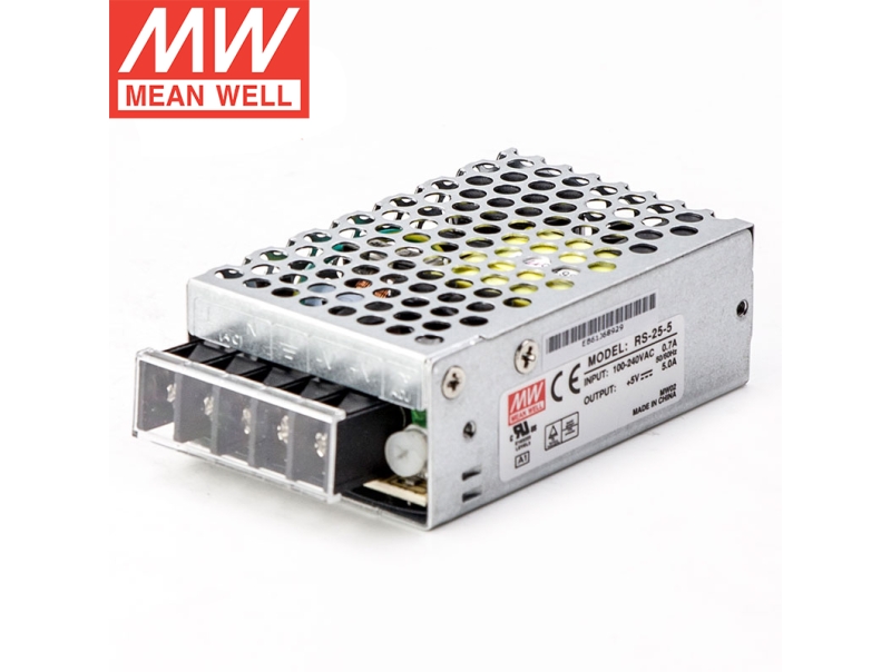 RS-25-5 25W单路恶劣环境Meanwell电源