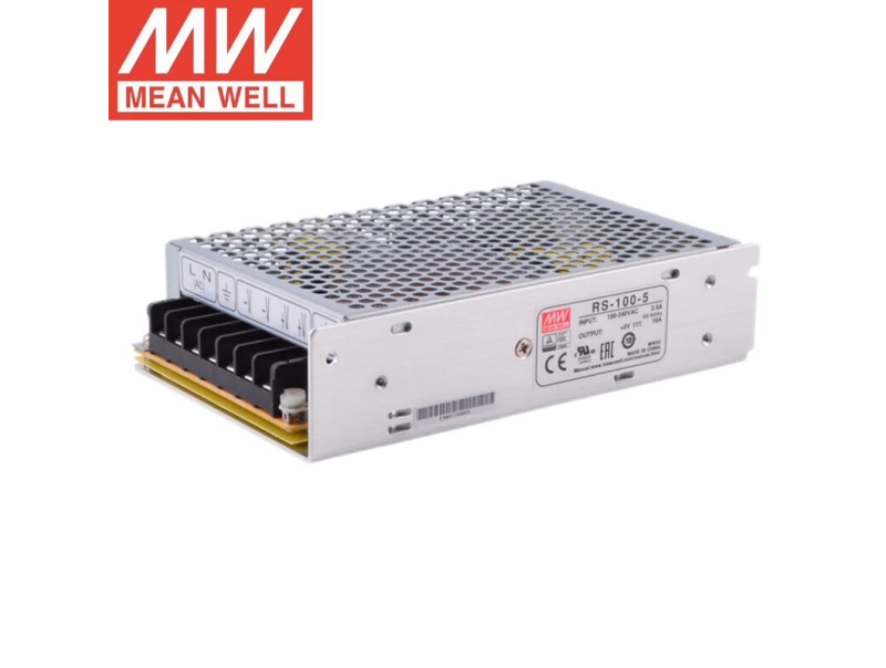 RS-100-5 100W 单路输出Meanwell电源
