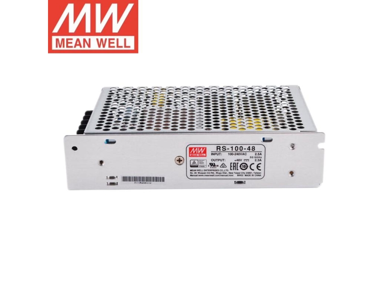 RS-100-48 100W单路输出Meanwell电源