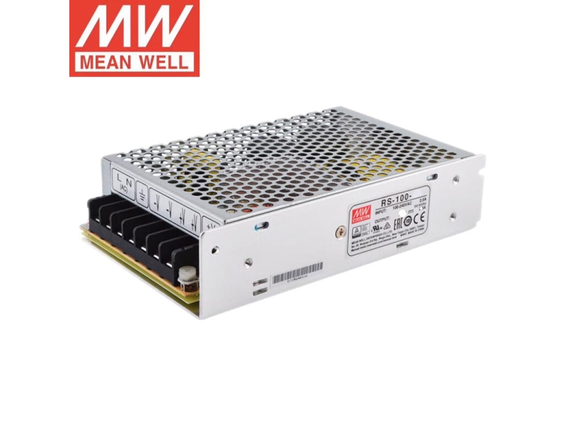 RS-100-12 100W单路输出Meanwell电源