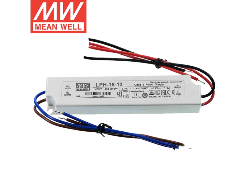  LPH-18-36 18W单塑壳防水明纬LED电源