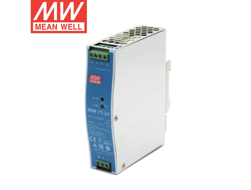 NDR-75-24 75W 导轨单组Meanwell电源