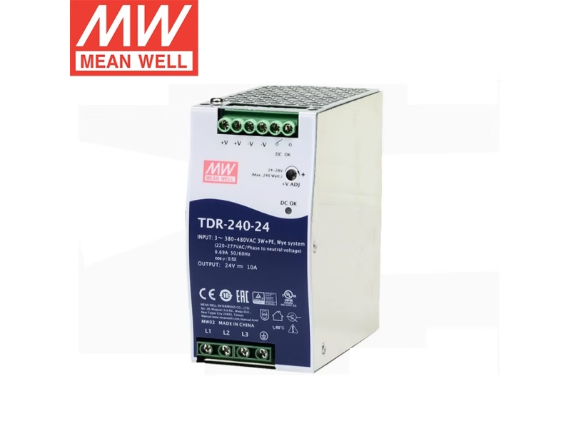 明纬开关电源TDR-240-24 240W内置恒流