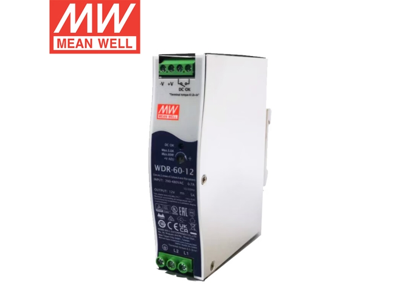 WDR-60-12 60W单相输出Meanwell电源