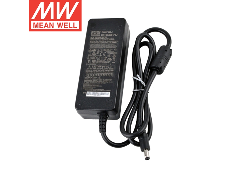  GST60A05-P1J 60W工业明纬电源适配器