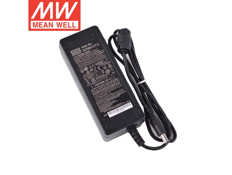 GST60A12-P1J 60W工业明纬电源适配器