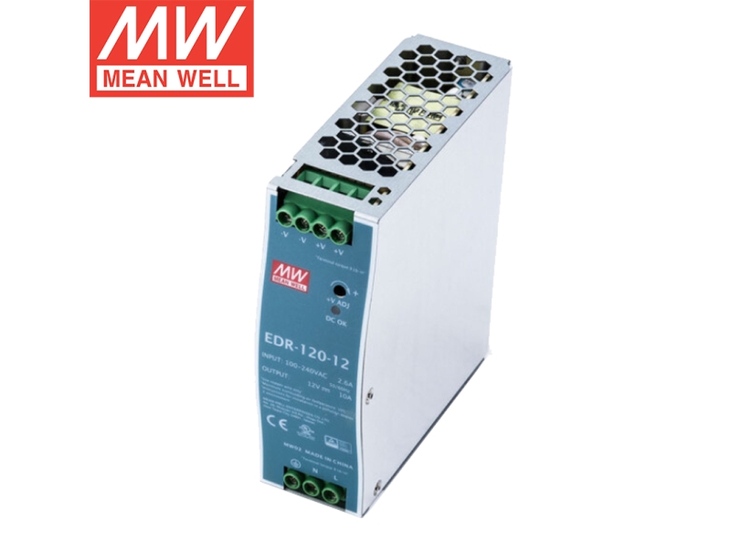 EDR-120-12 120W 导轨型单组明纬电源