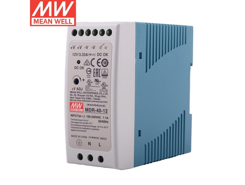 MDR-40-12 40W单组输明纬导轨开关电源