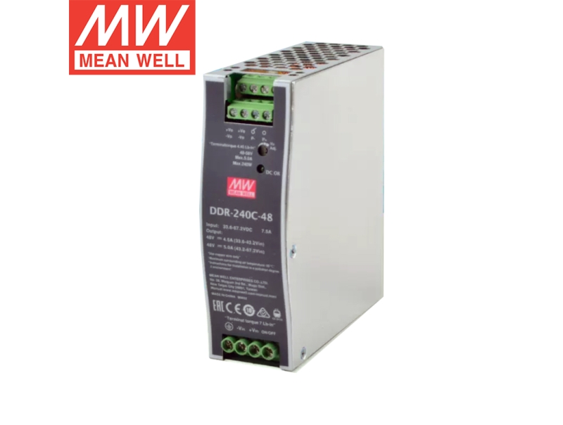 DDR-240D-48 240W导轨转换器明纬电源