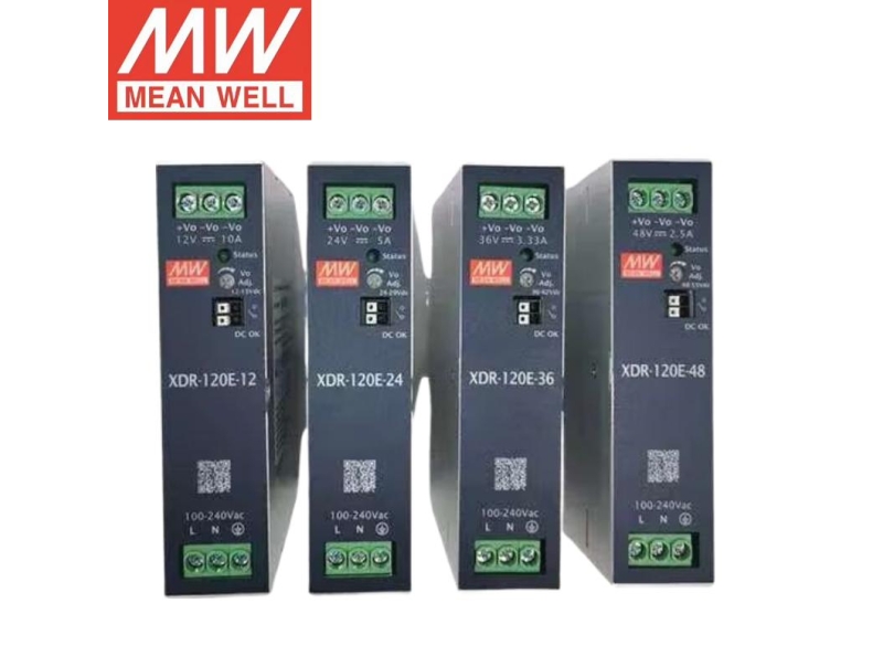 明纬XDR-120E-24 120W经济电源供应器